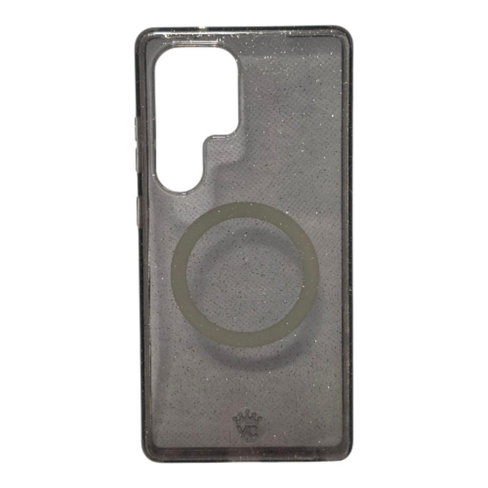 Velvet Caviar Gray Glitter Magnetic Ring Phone Case - Samsung S25 Ultra